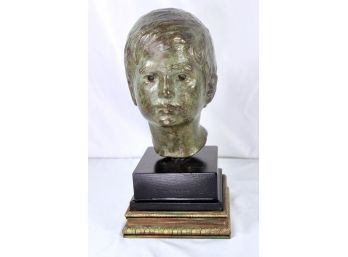 JERRY CAPA AKA GENNARO CAPACCHIONE - THE NEW YORKER Local Queens Artist - BRONZE ART - SIGNED!! Item#24 LV