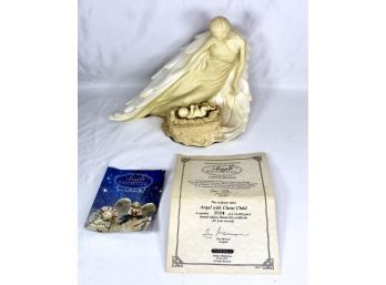 ANGELS COLLECTION - LIMITED EDITION - ANGEL WITH CHRIST CHILD SCULPTURE - #1024 OF 10,000!! Item#170 RM1