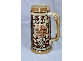 STEIN CUP WILL LIVE TO DRINK ANOTHER DAY - MADE IN GERMANY - VINTAGE!! Item#32 LR