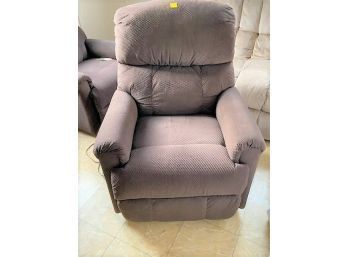 LAZY BOY POWER RECLINE MOTION CHAIR - BROWN VALOUR FABRIC - CHAIR COVER INCLUDED - VERY GOOD COND- ITEM#163 LR