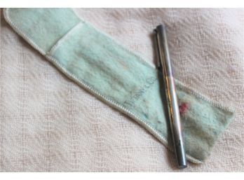 TIFFANY VINTAGE STERLING SILVER BALLPOINT PEN WITH POUCH- TIFFANY BEVERLY HILLS - 1980 - ITEM#172 LR