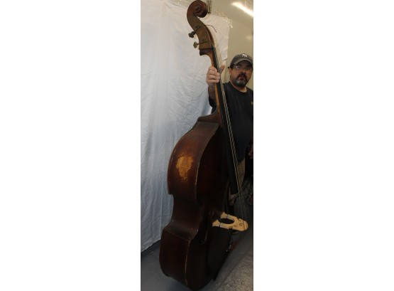 AMERICAN STANDARD BRAND - WOOD DOUBLE BASS - ANTIQUE -serial Number 1228. ITEM#90