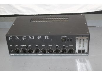 FAFNER TUBE AMP BASE AMPLIFIER - CASE AND CABLES INCLUDED - GOOD CONDITION - ITEM#60