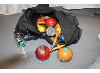 BAG OF MARACAS - VARIOUS SIZES AND COLORS - GOOD CONDITION - ITEM#95