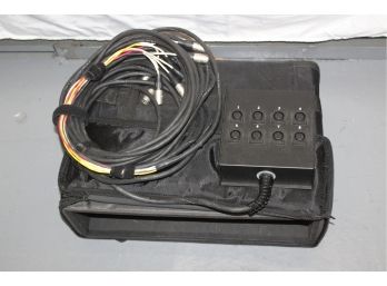 DR. SOUND NYC MULTI CONNECTOR FOR MICS - CASE & CABLES INCLUDED - GOOD CONDITION - ITEM#71