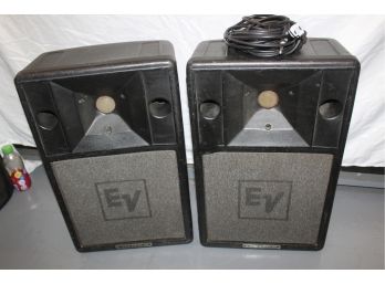 LOT OF 2 - EV SPEAKERS - STAGE SYSTEM 200 - ELECTRO VOICE 200 - GOOD CONDITION - ITEM#36