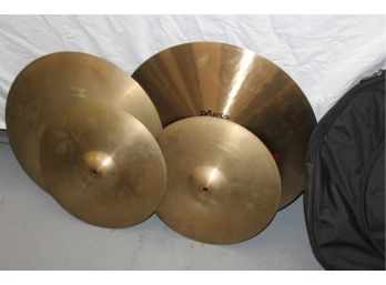 LOT OF CYMBALS - PAISTE BRAND - (2) 14' - (1) 18' - (1) 20' - GOOD CONDITION - ITEM#72
