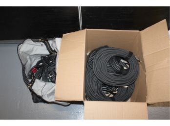 LOT OF CABLES - 1/4' SPEAKER CABLES - VARIOUS SIZES - ITEM#59