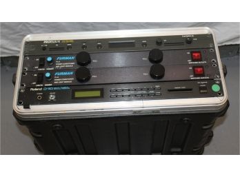 PROTESE/1 DIGITAL SOUND MODULE - (2) FURMAN POWER CONDITIONERS - ROLAND D110 SOUND MODULE - WITH CASE- ITEM#70