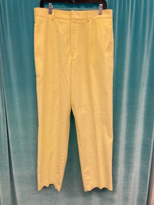 ANONYMOUS BUTTER CREAAM CORDUROY PANTS SIZE 33