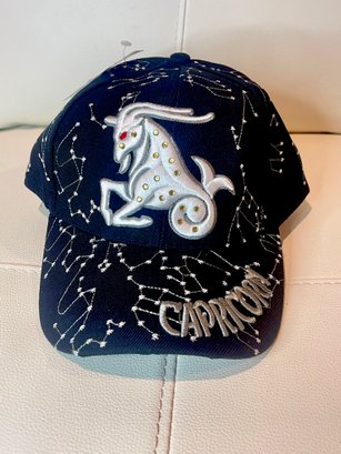 NEW WITHOUT TAGS 'CAPRICORN' NAVY CAP HAT