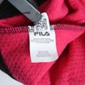 BRAND NEW WITH TAGS FILA BLACK MESH PERFORATED PINK LINED PERFORMANCE WATER REPELLENT JACKET XXL WOMENS