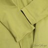 EARLY APRIL ESSENTIAL! EILEEN FISHER CHARTREUSE GREEN THICK CASHMERE BLEND FLANEL DOUBLE FACED JACKET L