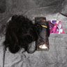 #13 LOT OF 3 BRAND NEW WITH TAGS TWO WIGS, ONE OF HUMAN HAIR, AND ONE BRAND NEW SHAVING RAZOR