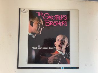 VINTAGE  THE SMOTHER BROTHERS MERCURY RECORDS ORIGINAL CURB YOUR TONGUE, KNAVE SR 60862 RECORD ALBUM