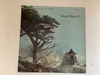 ORIGINAL VINTAGE 1964 PRE WOODSTOCK ERA JOAN BAEZ VRS-9160 VANGUARD RECORDS #5 RECORD ALBUM