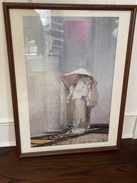 MINT FRAMED PRINT DEPICTING FUMEE DAMBRE GRIS BY JOHN SINGER SARGENT IN 1880