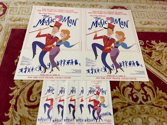 RARE AND LARGE VINTAGE 1980S LOT OF NEW YORK CITY OPERA MUSIC MAN ADVERTISING POSTERS & MAILERS