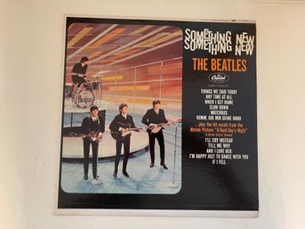 VINTAGE 1964 THE BEATLES T-2108 SOMETHING NEW MONO RECORD ALBUM