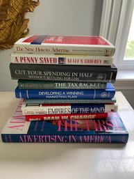 LARGE LOT OF FINANCIAL HELP, ADVERTISING, & MARKETING BOOKS (FROM AN OWNER WHO DEFINITELY MADE THEM WORK!)