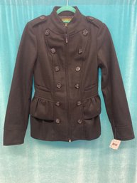 NEW WITH TAGS SASHIMI WOOL BLEND PEA COAT SIZE XS