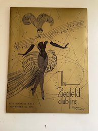 VERY COLLECTIBLE NEW YORK THE ZIEGFELD CLUB 37TH ANNIVERSARY BALL BOOKLET BOOK