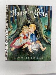 VINTAGE & NEAR MINT 1954 COPYRIGHT HANSEL & GRETEL SIMON & SCHUSTER A LITTLE GOLDEN BOOK ILLUSTRATED BOOK