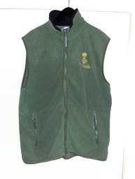 ITS SHOOTING TIME!! MENS MAKITO FOR VENTOSILLA FAUX FLEECE GREEN ZIP VEST SIZE XXL