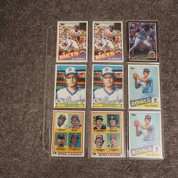 #6 A LOT OF 18 VINTAGE BASEBALL CARDS MOSTLY 1980S INCLUDING SID FERNANDEZ AND MARK GUBICZA