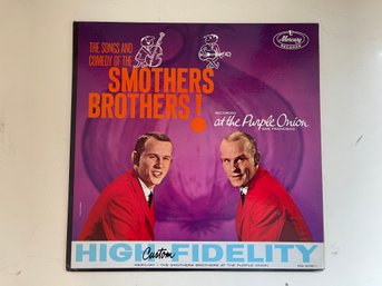 ORIGINAL VINTAGE THE SMOTHER BROTHERS AT THE PURPLE ONION MG 20611 MERCURY RECORDS HIGH FIDELITY RECORD ALBUM