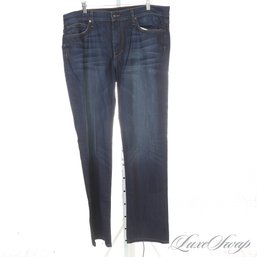 #2 EXPENSIVE AND WELL FITTING MENS JOES JEANS 'CLASSIC'FIT DARK INDIGO PRE-FADED THIN JEANS 36