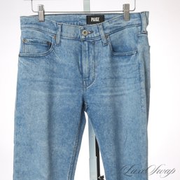 #3 SO SOFT! PAIGE 'THE LENNOX' LIGHT FADED STONE WASHED DENIM JEANS 30