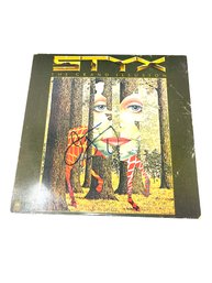 INSANE STYX 1977 AUTOGRAPHED VINYL RECORD