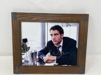 AUTHENTIC CLIVE OWEN AUTOGRAPHED PRINT FROM CLOSER