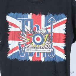 WHO? THE WHO! THE WHO 50 HITS NORTH AMERICAN TOUR 2015 ROCK CONCERT BAND TEE SHIRT L