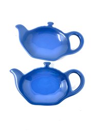 AWESOME LOT OF 2 LE CREUSET TEA POT SHAPED DISHES