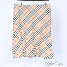 THE ONE EVERYONE WANTS! AUTHENTIC AND UNMISSABLE BURBERRY LONDON ALLOVER TARTAN NOVACHECK SKIRT ITALY 6