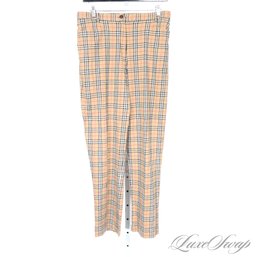 THE ONE EVERYONE WANTS! AUTHENTIC AND UNMISSABLE BURBERRY GOLF ALLOVER TARTAN NOVACHECK PANTS FITS ABOUT 30