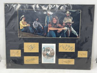 AUTHENTIC MARSHALL TUCKER BAND COMPLETE AUTOGRAPHED CAROLINA DREAMS PRINT
