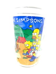 BRAND NEW SEALED 1990s SIMPSONS PLASTIC SOUVENIR CUP