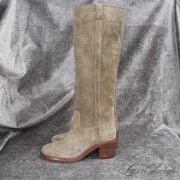 THESE ARE AMAZING : $1000 ISABEL MARANT MADE IN ITALY NEAR MINT TRUFFLE SUEDE KNEE HIGH BOOTS 37 / 7