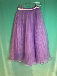 NEW WITHOUT TAGS NICOPANDA LAVENDER TULLE LONG SKIRT SIZE S