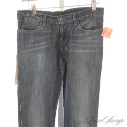 SUPER EXPENSIVE BRAND NEW WITH TAGS KSUBI BLASTED DISTRESSED INDIGO SUPER SKINNY JEANS 27