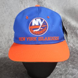 RARE DEADSTOCK VINTAGE BRAND NEW WITH TAGS 1990S THE G CAP NEW YORK ISLANDERS BASEBALL HAT CAP