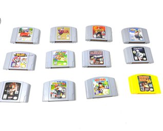 INSANELY RARE VINTAGE NINTENDO 64 LOT OF VIDEO GAMES INCL MARIO, ZELDA, STAR WARS, AND MORE