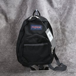 #6 BRAND NEW WITH TAGS JANSPORT 'HALF PINT' BLACK MINI 10L BACKPACK BAG