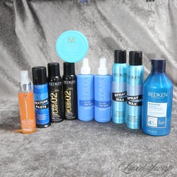 LARGE LOT OF OVER 15 BRAND NEW UNUSED EXPENSIVE SKIN AND FACE CARE PRODUCTS INCLUDING KERATHERAPY AND REDKEN