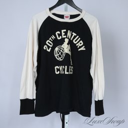 BILLY JOEL AND OYSTER BAYS OWN! NEAR MINT 20TH CENTURY CYCLES MADE IN USA HIGH QUALITY RAGLAN SHIRT XL