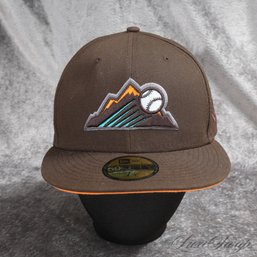 #4 NEAR MINT NEW ERA 5950  FITTED BASEBALL HAT CAP - COOPERSTOWN COLLECTION COLORADO ROCKIES 93-18 7 7/8