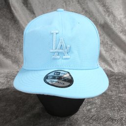 #16 NEW ERA 5950 SNAPBACK BASEBALL HAT CAP - BABY BLUE LOS ANGELES DODGERS